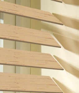 Natural wooden Venetian blinds