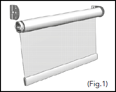 Spring Return Roller Blind fig-1