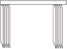 split - vertical blinds