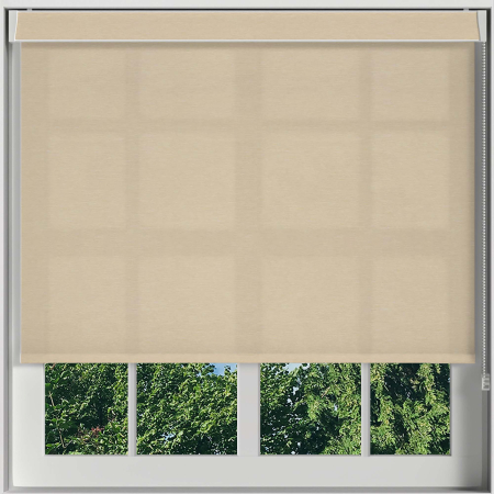 Alia Champagne Electric No Drill Roller Blinds Frame