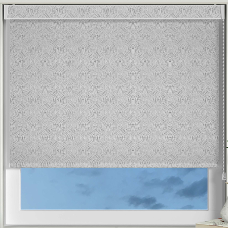 Anne Grey Electric No Drill Roller Blinds Frame