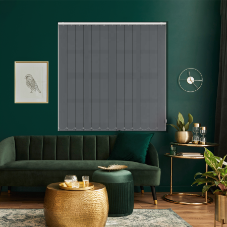 Asteroid Graphite Vertical Blinds
