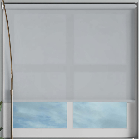 Asteroid Silver Cordless Roller Blinds Frame