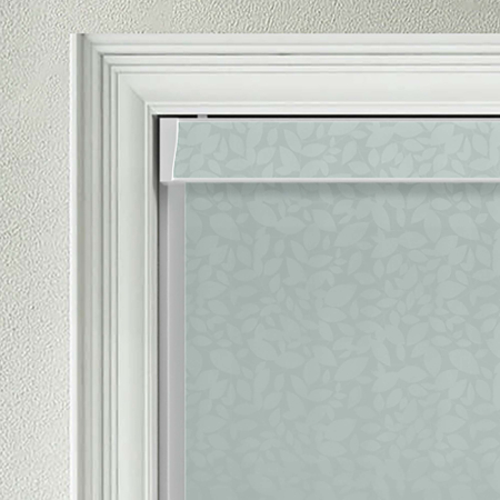 Ava Hint of Green Electric No Drill Roller Blinds Product Detail