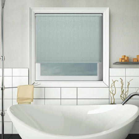 Ava Hint of Green Electric Roller Blinds