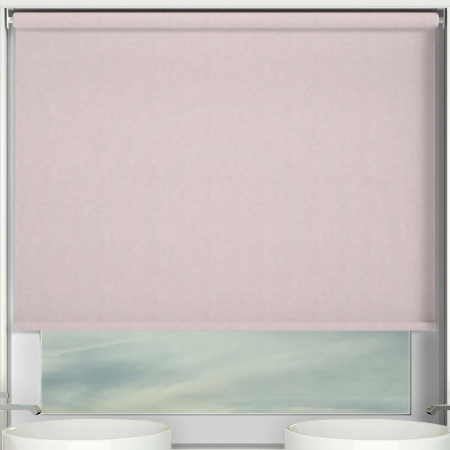 Ava Hint of Pink Cordless Roller Blinds Frame