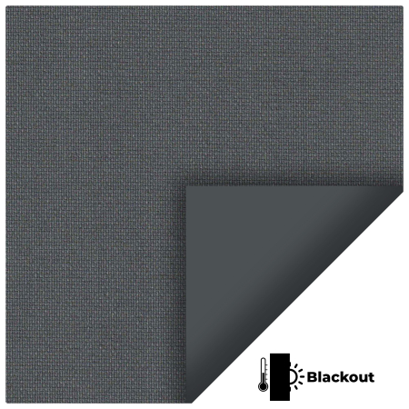 Bedtime Anthracite Vertical Blinds Fabric Scan