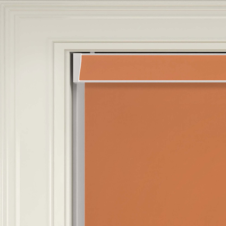 Bedtime Bright Orange Electric No Drill Roller Blinds Product Detail