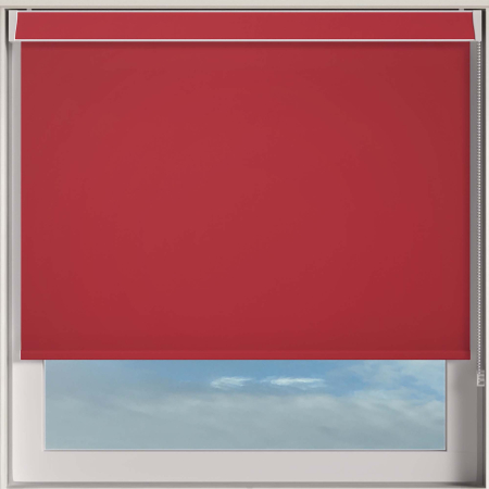 Bedtime Bright Red Electric No Drill Roller Blinds Frame