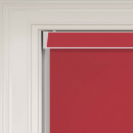 Bedtime Bright Red Electric Pelmet Roller Blinds Product Detail