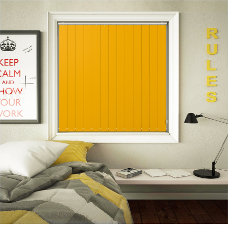 Bedtime Bright Yellow Replacement Vertical Blind Slats