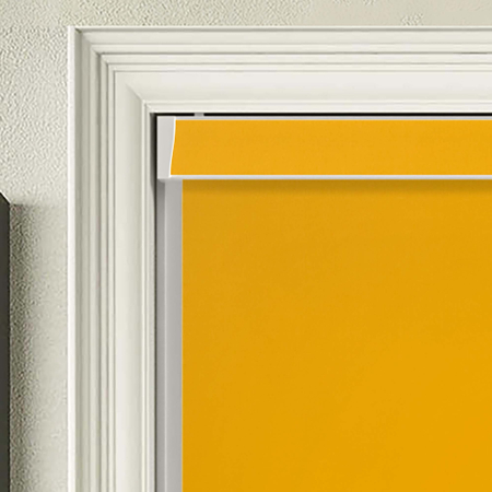 Bedtime Bright Yellow Electric No Drill Roller Blinds Product Detail