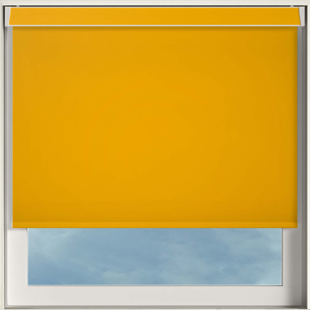 Bedtime Bright Yellow Electric Roller Blinds Frame