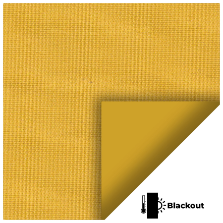 Bedtime Bright Yellow Roller Blinds Hardware