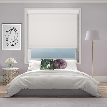 Bedtime Brilliant White Electric No Drill Roller Blinds