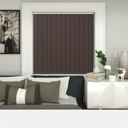 Bedtime Choco Vertical Blinds