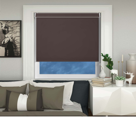 Bedtime Choco Electric No Drill Roller Blinds