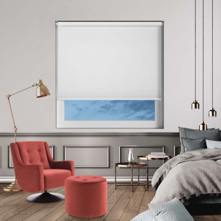 Bedtime Delicate White Electric Roller Blinds