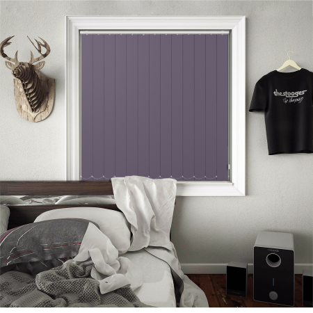 Bedtime Dusky Purple Vertical Blinds