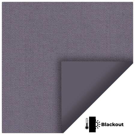 Bedtime Dusky Purple Electric No Drill Roller Blinds Scan