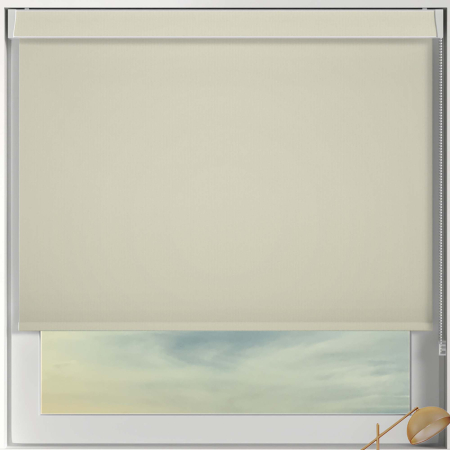 Bedtime Hessian Electric No Drill Roller Blinds Frame
