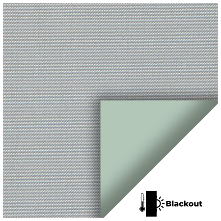 Bedtime Light Grey Electric No Drill Roller Blinds Scan