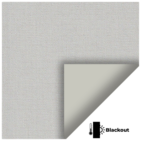 Bedtime Natural Grey Replacement Vertical Blind Slats Fabric Scan