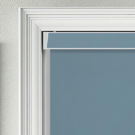 Bedtime Pastel Teal Electric No Drill Roller Blinds Product Detail