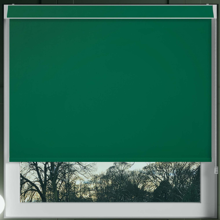 Bedtime Racing Green Electric No Drill Roller Blinds Frame