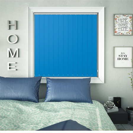 Bedtime Vibrant Blue Replacement Vertical Blind Slats