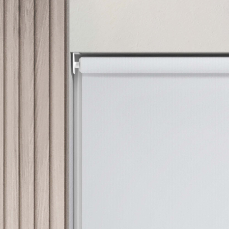 Bedtime White With Copper Bottom Bar Roller Blinds Product Detail