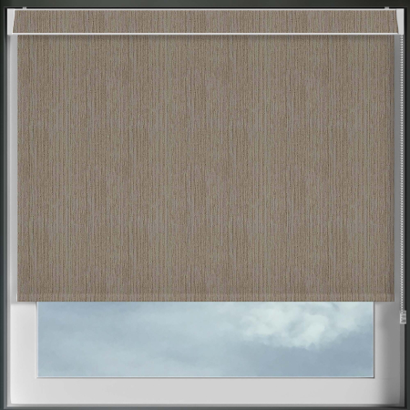 Bette Warm Grey Electric No Drill Roller Blinds Frame