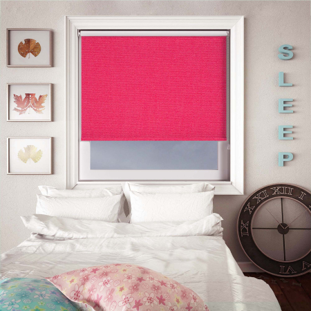 Blackout Thermic Cerise Roller Blinds