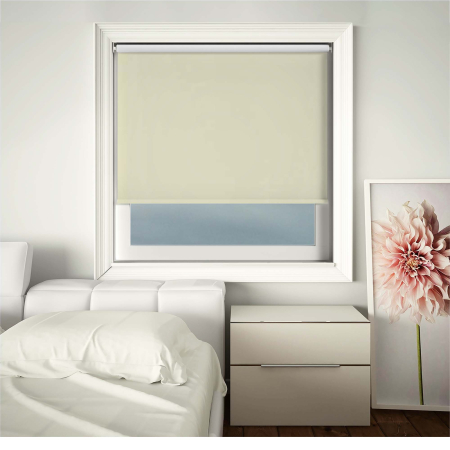 Blackout Thermic Cream Cordless Roller Blinds