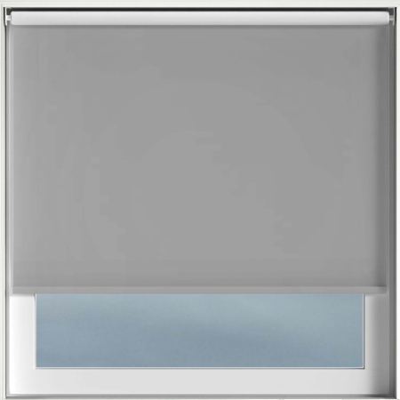 Blackout Thermic Grey Cordless Roller Blinds Frame