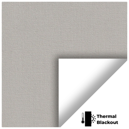Blackout Thermic Grey Electric No Drill Roller Blinds Scan