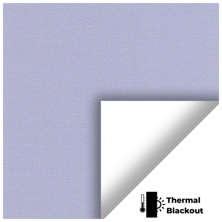 Blackout Thermic Lavender Electric Roller Blinds Scan