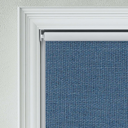 Blackout Thermic Mid Blue Electric Roller Blinds Product Detail