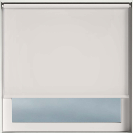 Blackout Thermic Optic White Cordless Roller Blinds Frame