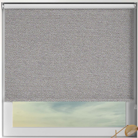 Blackout Thermic Silver Roller Blinds Frame