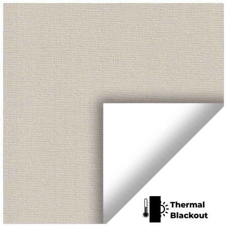 Blackout Thermic Stone Electric No Drill Roller Blinds Scan