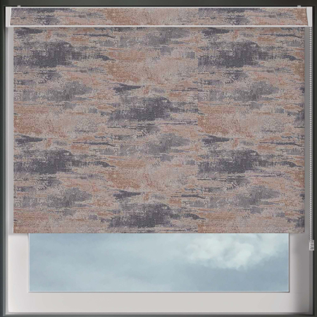 Bliss Sand Grey No Drill Blinds Frame
