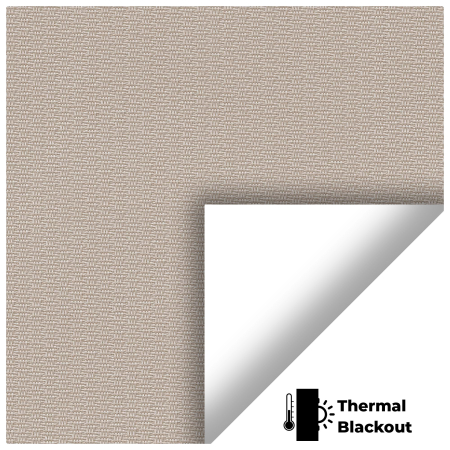 Charlie Taupe Replacement Vertical Blind Slats Fabric Scan