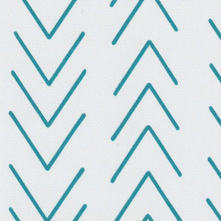 Chevron Teal Cordless Roller Blinds Scan