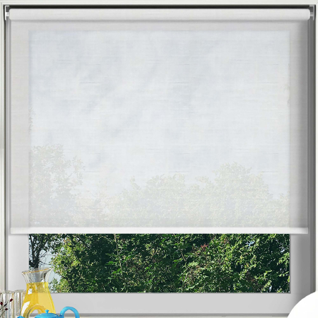 Ciro sheer Parchment Cordless Roller Blinds Frame