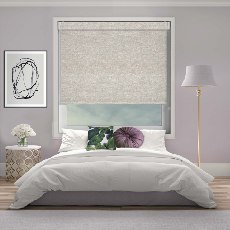 Cody Blush Electric No Drill Roller Blinds