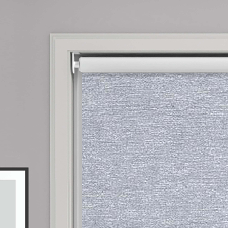 Cody Shimmer Silver Roller Blinds Product Detail