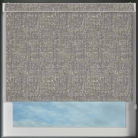 Cove Grey Electric No Drill Roller Blinds Frame