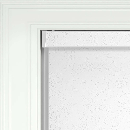Crackles White Electric Pelmet Roller Blinds Product Detail
