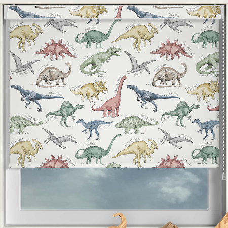 Dinopedia Electric No Drill Roller Blinds Frame
